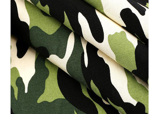 Garment Sportswear Brush Camouflage Print Fabric 100% cotton